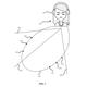 ¿Por qué parece que esta mujer está rodeada de espermatozoides?Imagen: USPTO